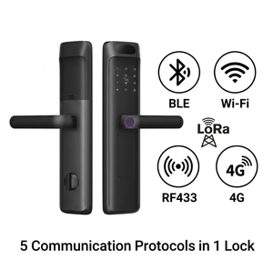 Serrure RF433 pour les projets intelligents IoT de moins de 1G pour les dortoirs scolaires, les appartements, les hôtels, solution IoT intégrée PB01 RF433 Smart Door - Product Image 3