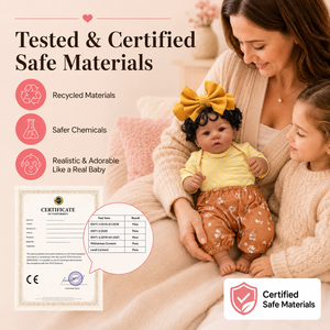BAkwbwBY Poupée Bébé Reborn de 46 cm à Corps Souple, Style Réaliste, avec Tenue, <span class=keywords><strong>Biberon</strong></span>, Sucette, Carte de <span class=keywords><strong>Naissance</strong></span>, Cadeau Personnalisé - Product Image 3