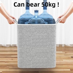 Sac de rangement transfrontalier pour vêtements et couettes, en tissu non tissé, grande capacité, style japonais, forme cube, sac de déménagement pour chambre à coucher - Product Image 5