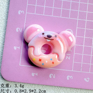 Accessori in Resina a Forma di Animali Cartoon e Ciambelle per Creazioni Fai-da-Te, Clip per Capelli, Cover per Telefoni, Magneti per Frigorifero, Ciondoli per Bottiglie d'Acqua - Vendita all'Ingrosso - Product Image 6