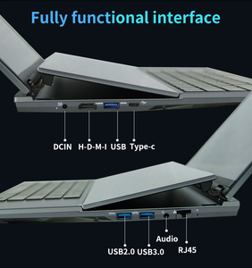 Mới đến 16 inch + 14 inch cảm ứng màn hình kép máy tính xách tay 16GB <span class=keywords><strong>RAM</strong></span> <span class=keywords><strong>DDR4</strong></span> 1TB SSD Hexa 6 lõi đôi màn hình máy tính xách tay - Product Image 6