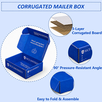 Fabricant de boîtes en papier imprimées sur mesure, boîtes d'emballage recyclables pour expédition et livraison, boîtes en carton ondulé pour les marques de commerce électronique