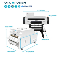 Imprimante DTF XinFlying 60 cm avec 2 têtes I3200, logiciel RIP et faible consommation d'énergie, imprimante DTF A1 pour atelier d'impression textile