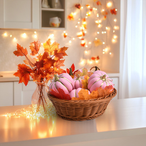 Citrouilles artificielles en mousse en gros, durables, imperméables, non toxiques, réutilisables, modernes, avec logo personnalisé, pour la décoration d'automne et d'Halloween - Product Image 5