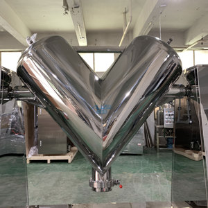 Mélangeur de poudre sèche de type V AILUSI 700L, machine de mélange en acier inoxydable 304 pour l'industrie cosmétique et alimentaire - Product Image 2