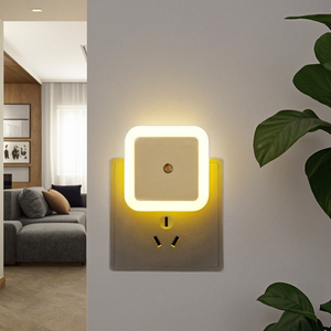 Lámpara de inducción <span class=keywords><strong>LED</strong></span> inteligente Mini UE EE. UU. Enchufe en luces de <span class=keywords><strong>sensor</strong></span> de luz nocturna para decoración de dormitorio Luz de pared - Product Image 4