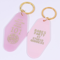 Porte-clés Rétro Élégant en Plastique Vigreat, Personnalisé avec Impression UV, Idéal pour Festivals, Cadeaux, Décoration de Sacs et de la Maison
