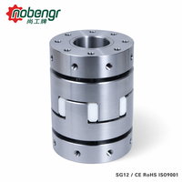 Coupleur à disque rétractable en acier, araignée blanche, transmission à jeu nul haute sensibilité pour servomoteur, encodeur CNC, machine-outil