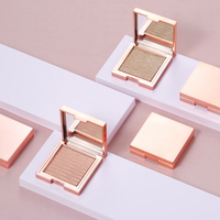 Palette de maquillage avec logo personnalisé marque privée fard à paupières longue durée naturel maquillage surligneur scintillant pour le visage
