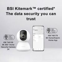  Caméra intelligente 2.5K 1296P HD 360° Angle intérieur Surveillance de bébé Sécurité WIFI Webcam vidéo Caméra IP pour Mi Home