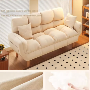 Sofá Cama Eléctrico Plegable <span class=keywords><strong>de</strong></span> Diseño Moderno y Sencillo para Apartamentos Pequeños y Viviendas <span class=keywords><strong>de</strong></span> <span class=keywords><strong>Alquiler</strong></span>, <span class=keywords><strong>de</strong></span> 1 y 2 Plazas - Product Image 4