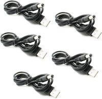 Kabel USB DC 1m 12V 1A Custom, Konverter Step-up Boost, Konduktor Tembaga, Isolasi PVC, 5.5*2.1mm, untuk Router, Lampu LED Strip