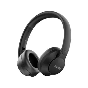 Sanag D10 ANC headphone peredam bising aktif earphone Bluetooth nirkabel Over Ear kualitas tinggi
