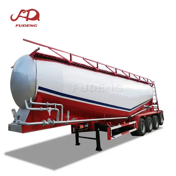 Sıcak satış özelleştirmek 2 3 4 akslar 45CBM V şekli kuru toplu çimento tankeri römork satış afrika