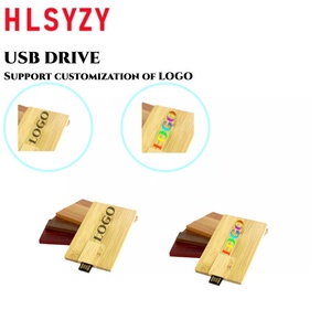 Clé USB personnalisée en forme de carte de visite, carte en bois avec capacité de 8 Go à 128 Go, logo imprimé, <span class=keywords><strong>PenDrive</strong></span> - Product Image 4