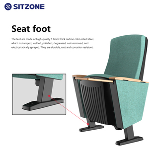 Tissu Sitzone couleur personnalisée nouveau Style cinéma église théâtre siège auditorium chaise - Product Image 5