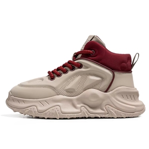 Zapatillas deportivas <span class=keywords><strong>de</strong></span> media caña para hombre, para uso diario, con suela gruesa, antideslizantes, transpirables, multicolor, personalizadas, estilo walking. - Product Image 5