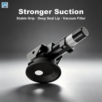 Support de caméra à ventouse de 2,5 pouces avec vis 1/4 pouce, charge de 20 kg, en alliage d'aluminium et plastique, pompe, couleur personnalisée, pour voiture/bateau/photographie