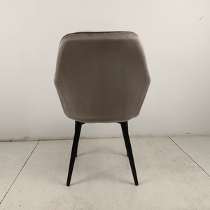 <span class=keywords><strong>Chaise</strong></span> de salle à manger en tissu de style classique avec structure en métal, couleurs personnalisées, <span class=keywords><strong>chaise</strong></span> rembourrée en velours pour usage domestique et commercial - Product Image 4