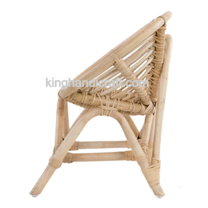 Silla de ratán hecha a mano duradera para niños, tejido Natural asiento de bebé, muebles hechos a mano ecológicos para habitación de niños - Product Image 4