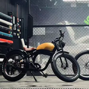 2024 nouveau rétro vintage super vélo hybride électrique gros pneu 26 pouces 1000W ebike 48V 20AH/30AH longue portée e vélo