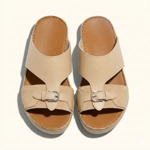 Sandales Homme en Cuir Véritable de Luxe, Faits Main, Style Arabe, à Bout Ouvert, avec Boucle, Semelle Souple en Caoutchouc, Nouveau Design, Vente en Gros Personnalisée - Product Image 3