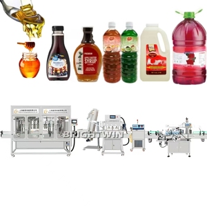 Machine de remplissage de sirop de miel multi-têtes facile à nettoyer Machine d'embouteillage de sirop de chocolat <span class=keywords><strong>Nutella</strong></span> Hersheys Remplissage à <span class=keywords><strong>pompe</strong></span> à piston - Product Image 6
