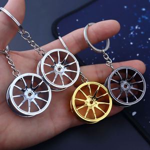 Metal <b>Key</b> <b>Chain</b> Car Hub Mini Tire Wheel <b>Key</b> <b>Chain</b> - Product Image 5