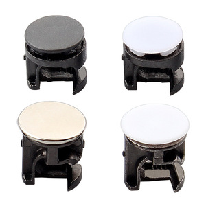 Cache décoratif trois-en-un en plastique pour connecteur de roue excentrique, accessoire à usage général - Product Image 2