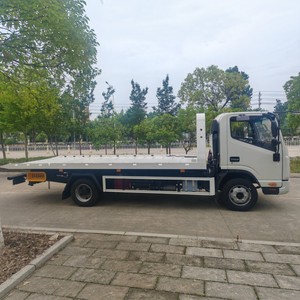 Premium JAC 3 Ton 5 Ton <b>Flatbed</b> Wrecker <b>Truck</b> 4x2 Slidebed Recovery <b>Truck</b> with Hydraulic Underlift - Product Image 4