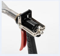 Pistolet de lavage haute pression en acier inoxydable avec buse plate à bec de canard et accessoires de mousse pour pulvérisation puissante