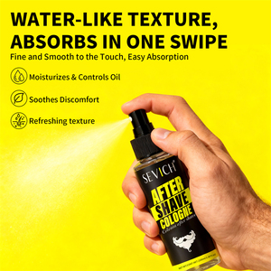 Eau de Cologne Après-Rasage Professionnelle pour Barbiers, Extrait d'Aloe Barbadensis, Rafraîchissante, <span class=keywords><strong>Parfum</strong></span> Après-Rasage pour Hommes, Soin de la Peau Masculine - Product Image 4