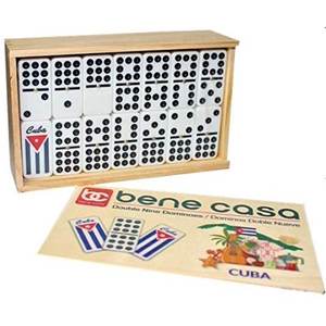<span class=keywords><strong>Drapeau</strong></span> cubain, ensemble de <span class=keywords><strong>dominos</strong></span> à neuf avec étui en bois - Product Image 5