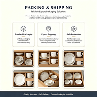 Juego de Tazas y Platos de Porcelana China Estilo Coreano, Diseño de Corazón, Primavera/Verano 2026, Personalizable y Ecológico