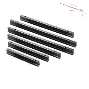 TOCO 모던 블랙 알루미늄 합금 캐비닛 손잡이 롱 스트레이트 가구 손잡이 옷장 서랍 도어 바 손잡이 - Product Image 5