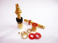Véritable amplificateur de puissance américain CMC 838-L Cuivre pur plaqué or pour haut-parleur Terminal longue queue