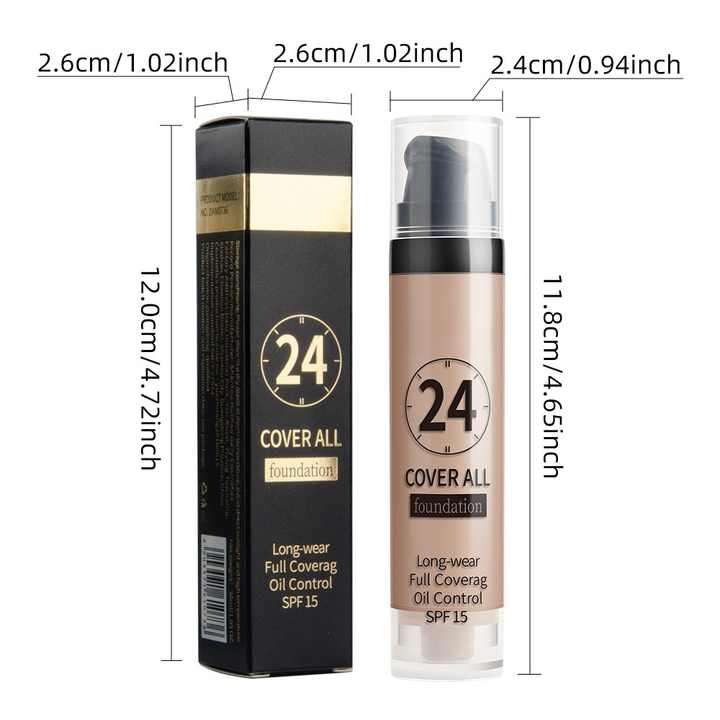 Private Label Hot Selling Liquid Foundation Matte Longlasting Full