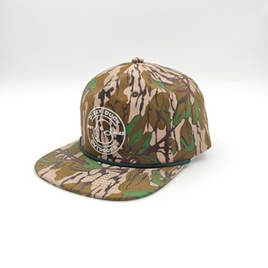 Gorra Snapback Richardson 256 Vintage Deportiva de 5 Paneles con Visera Plana de Nylon y Cuerda, Personalizable con Logotipo Bordado - Product Image 5