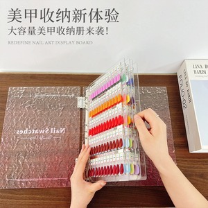 Bảng trưng bày màu móng tay từ tính 120/150/180/240 màu, có thể tháo rời, làm bằng <span class=keywords><strong>acrylic</strong></span>, sách màu chuyển sắc, dụng cụ bằng nhựa dành cho gel móng tay - Product Image 3