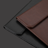 Porte-documents en cuir PU pour bureau d'affaires A4 A5 A6