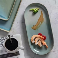 Service de table en porcelaine moderne EKA avec bols - Vaisselle en céramique écologique, réutilisable et lavable au lave-vaisselle