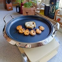 Poêle et plancha en fonte pré-assaisonnée à double poignée pour une cuisson polyvalente sur cuisinière, durable et offrant une chaleur uniforme