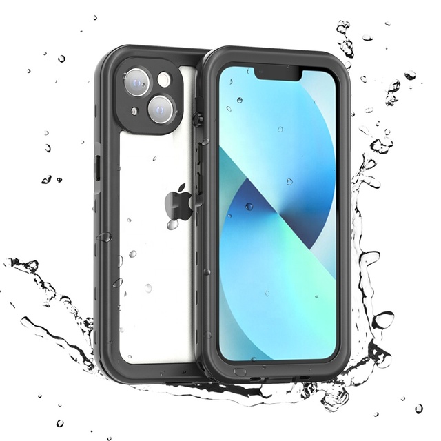 Redpepper Direct Manufacturer Supply Rugged Ip68 Standard Waterproof Phone case with Built-in Screen Protector and Lanyard