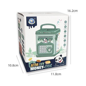 Childrens Fingerprint Safe <b>Box</b> With Password Lock And <b>Music</b> For Kids Age 4 9 Years Battery Powered Toy Money Bank - Product Image 5