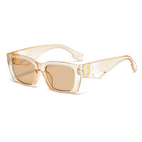 Dazgirl nouveau 2024 femmes hommes luxe nuances carré tendance marque lunettes de soleil avec b