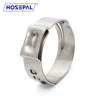 Collier de serrage à oreille unique HosePal INOX AISI304 Stepless O Clip