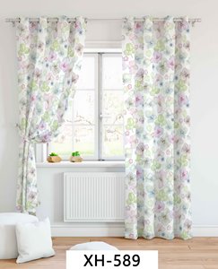 厂家直销现代窗帘，优雅印花窗帘，适用于卧室和客厅 - Product Image 4