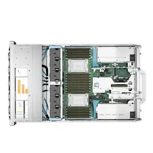 Server PowerEdge R7525 2U rak Server AMD EPYC 7642 prosesor 2.3GHz Server 64GB DDR4