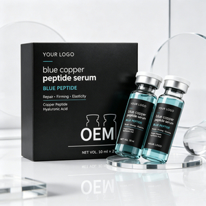 OEM Blue Copper Peptide Skin Conditioning <b>Serum</b> Bright Appearance Moisture Balance Care - Product Image 1