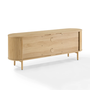 <span class=keywords><strong>Meuble</strong></span> <span class=keywords><strong>TV</strong></span> et support pour tourne-disque Ambrose Tambour avec rangement pour disques vinyles - Product Image 4